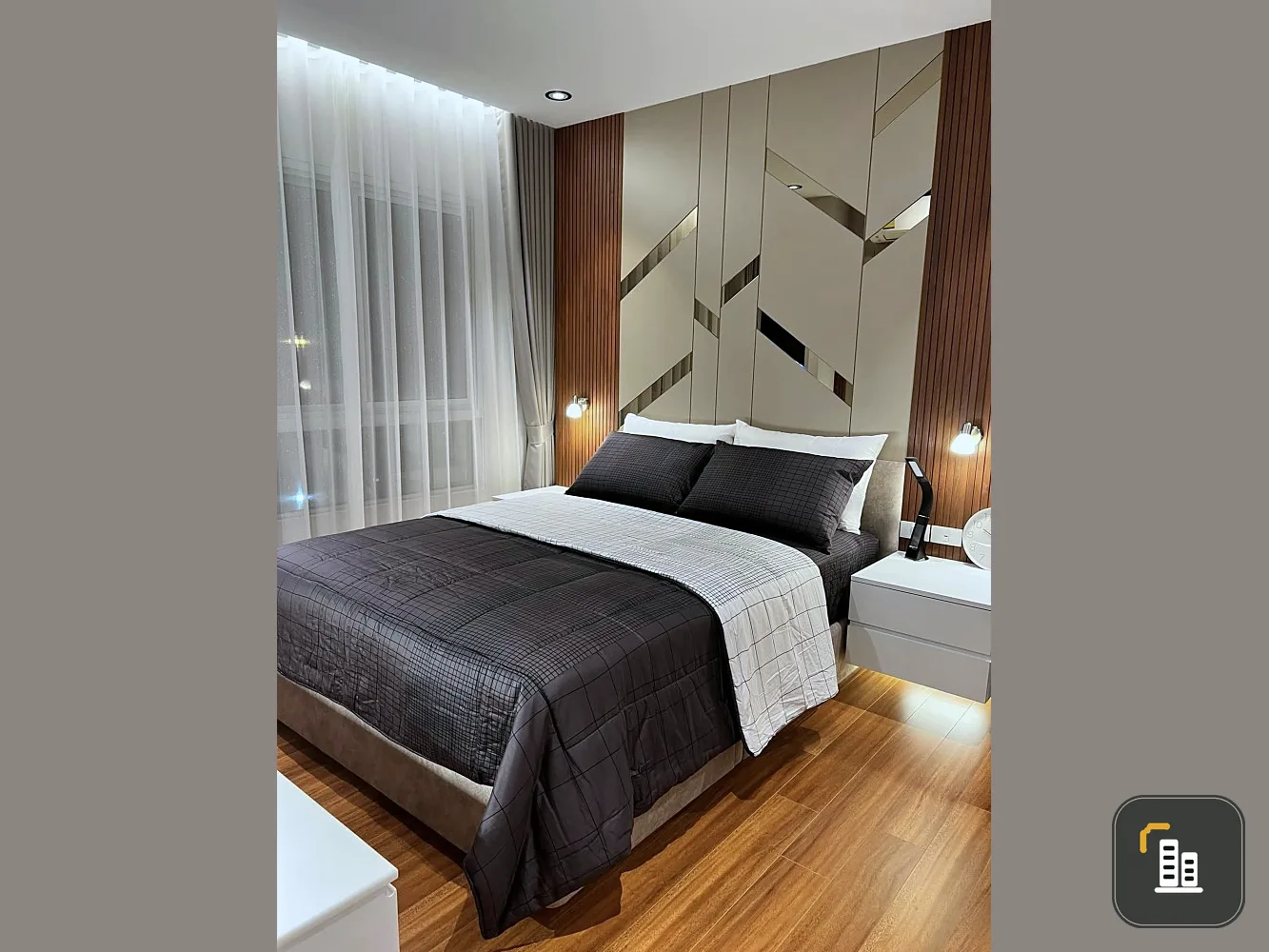 For rent, The President Phetkasem-Bang Khae, nice bedroom, great built-ins, good furniture, reserve now.