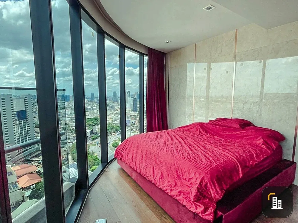 Rent or Urgent sale!! Condo Ideo Q Victory, 34th floor, corner room, beautiful room, decorated in a modern luxury style, don't miss it!!