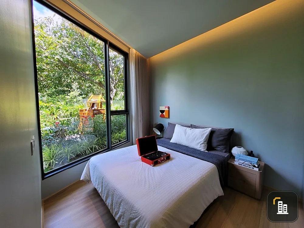 Down payment for sale, Skyrise Avenue Sukhumvit 64, outermost corner room, city view not blocked, large living room, buy now.