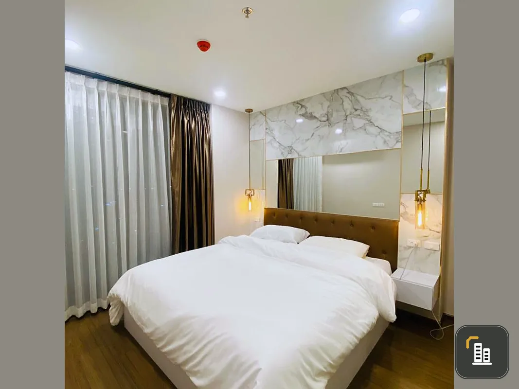 Condo for sale, Artisan Ratchada, Building B, 23rd floor, Buil-in, full, say that you do not let the room slip.