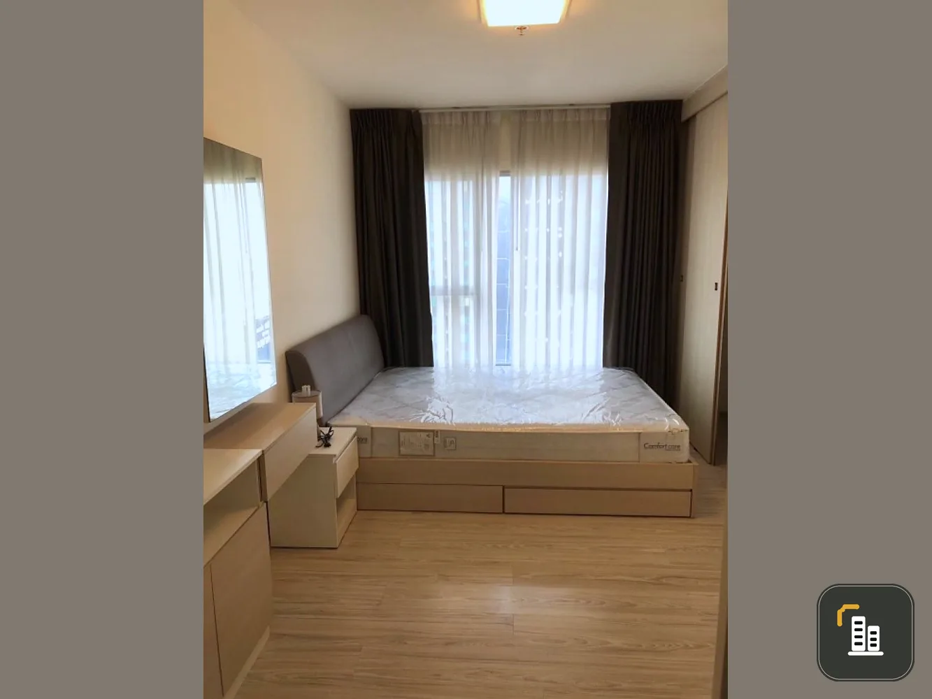 For sale: Aspire Rattanathibet, 2 rooms divided into proportions, fully furnished, good price, don't just look and reserve now.
