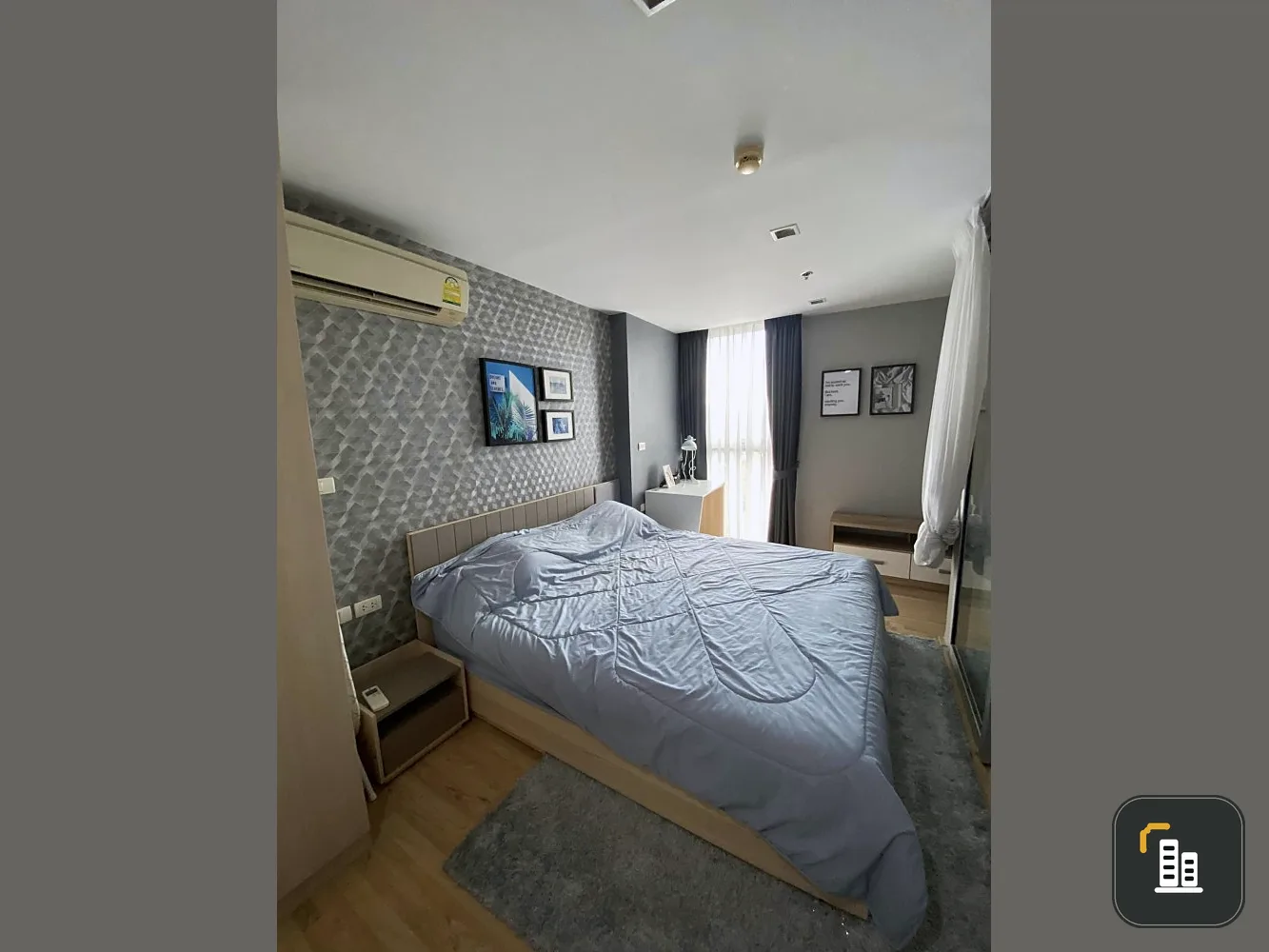 House for sale, House 23 Ratchada-Lat Phrao, high floor, quiet, bedroom with good wallpaper. Don't just look and reserve now.