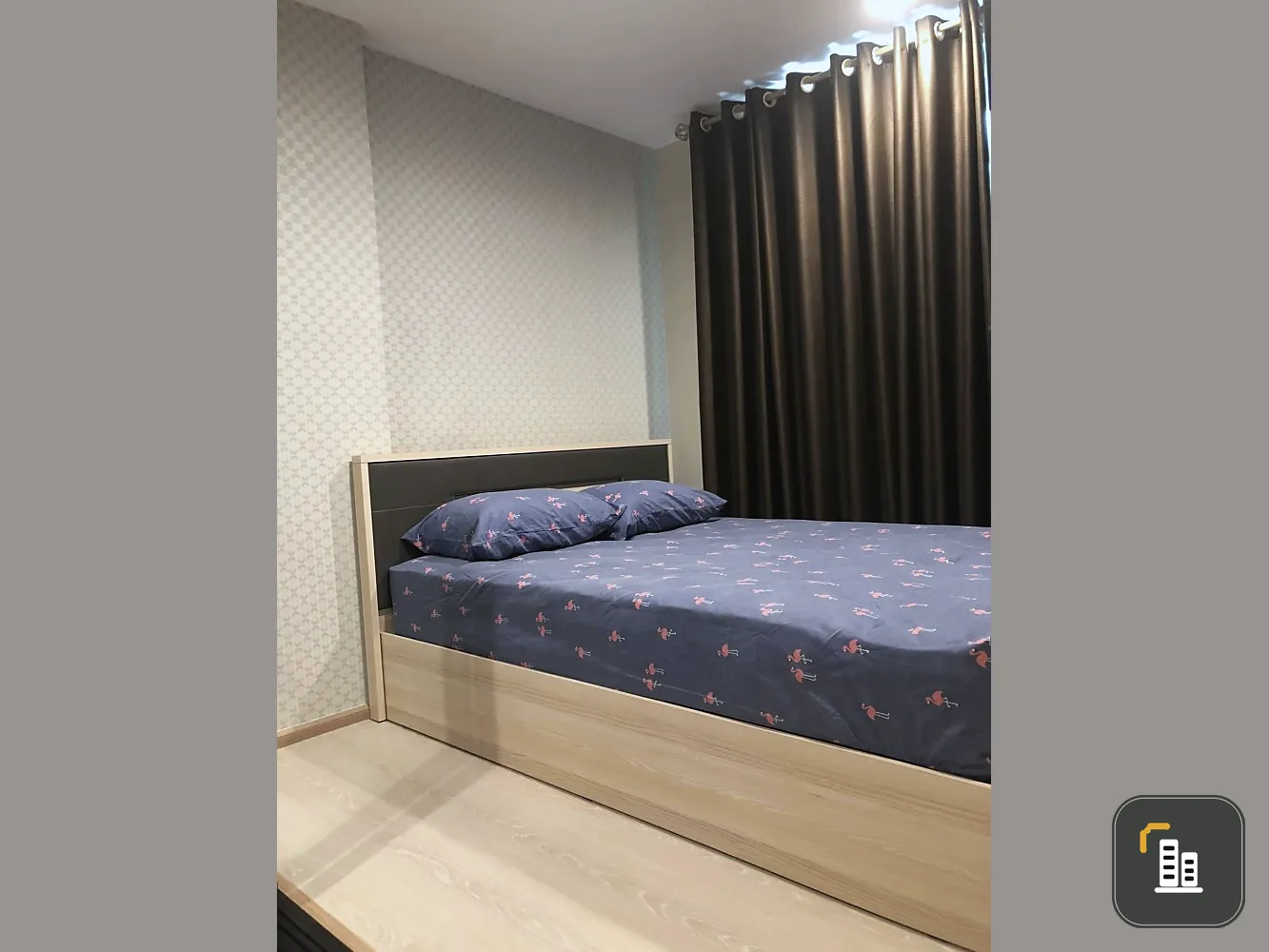 For sale: The Excel Khu Khot. The room is divided into sections. Fully furnished Complete set of electrical appliances Hurry and reserve quickly.
