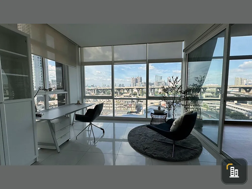 Condo for rent, The Coast Bangkok Sukhumvit-Bangna, DUPLEX room, 11th floor, lots of usable space. Let me tell you, don't miss it.