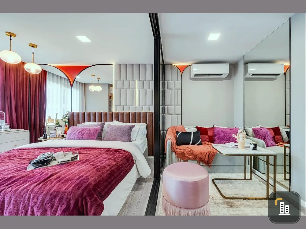 Selling down payment, Cave Seed Kaset, 6th floor, good height, swimming pool view, very good location, hurry and reserve now.