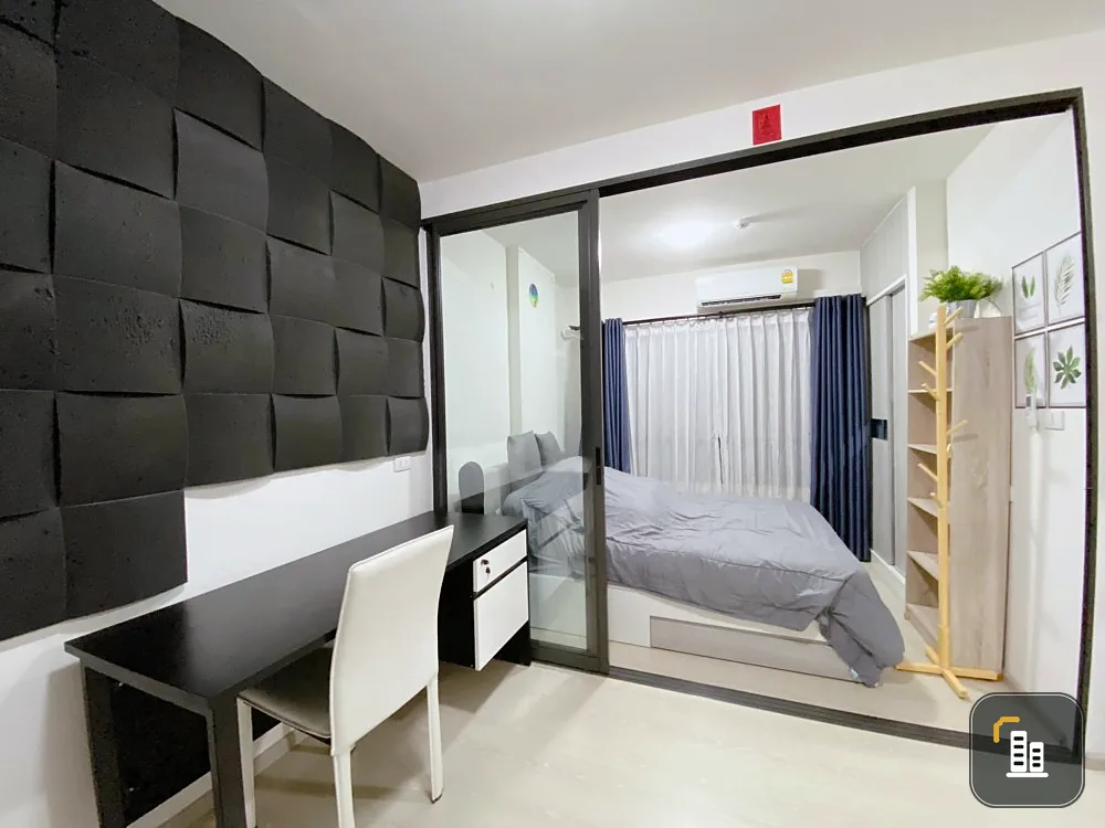 For sale, for rent, Grene Don Mueang-Songprapa, 1 bedroom, 6th floor, furniture + electrical appliances. If interested, reserve now.