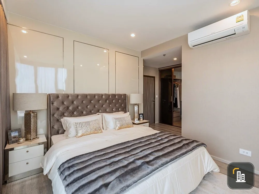 For rent, Ideo Mobi Sukhumvit 66, beautifully decorated room with good built-ins, very good price. I tell you, don't delay.