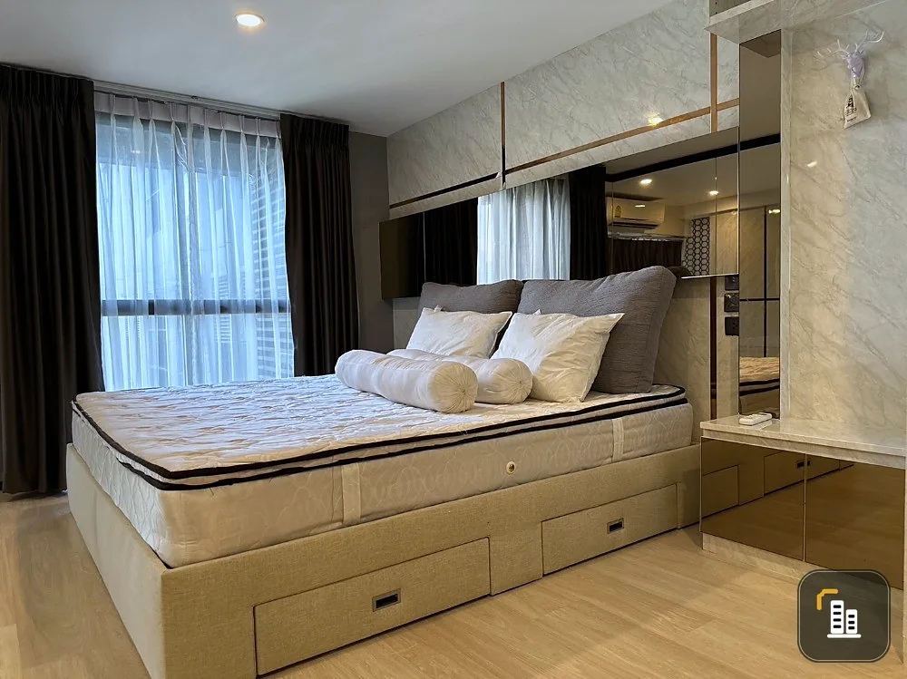 For rent!! Condo Knightsbridge Prime Sathorn, duplex room, 27th floor, river view, good price, ready to move in, don't miss it!!