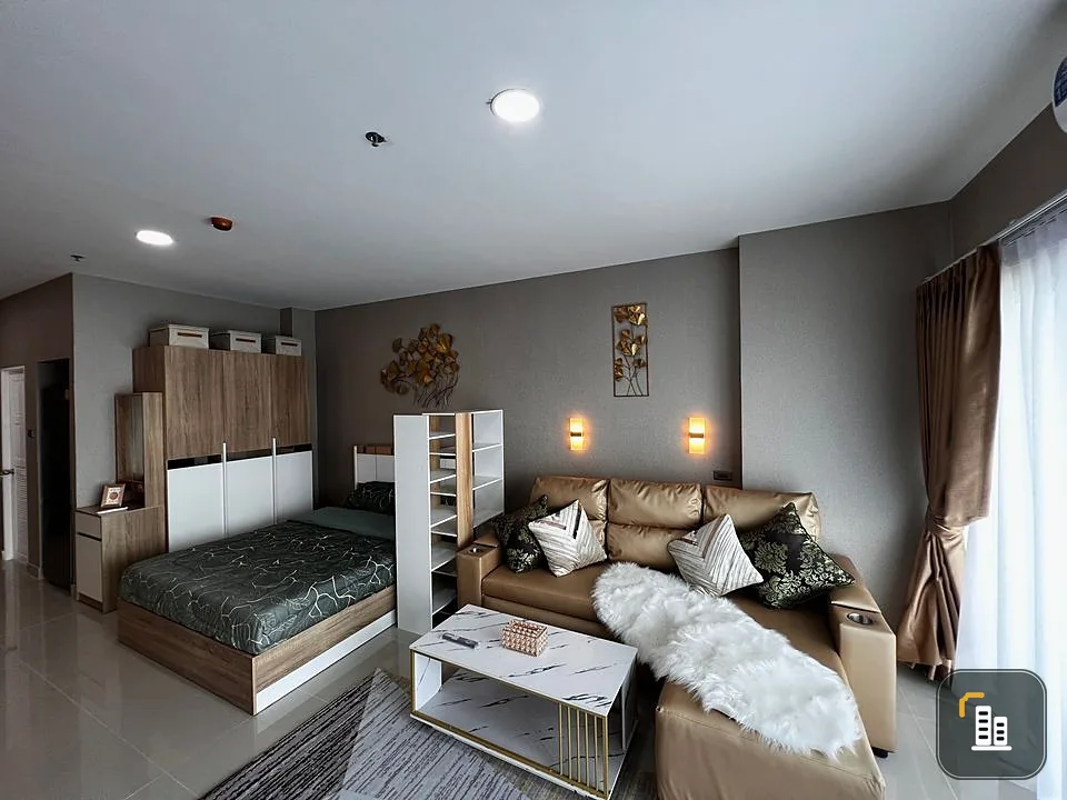 View Talay Jomtien for sale, 11th floor, great sea view, spacious room, decorated in STyle Modern, don't miss it, hurry up.
