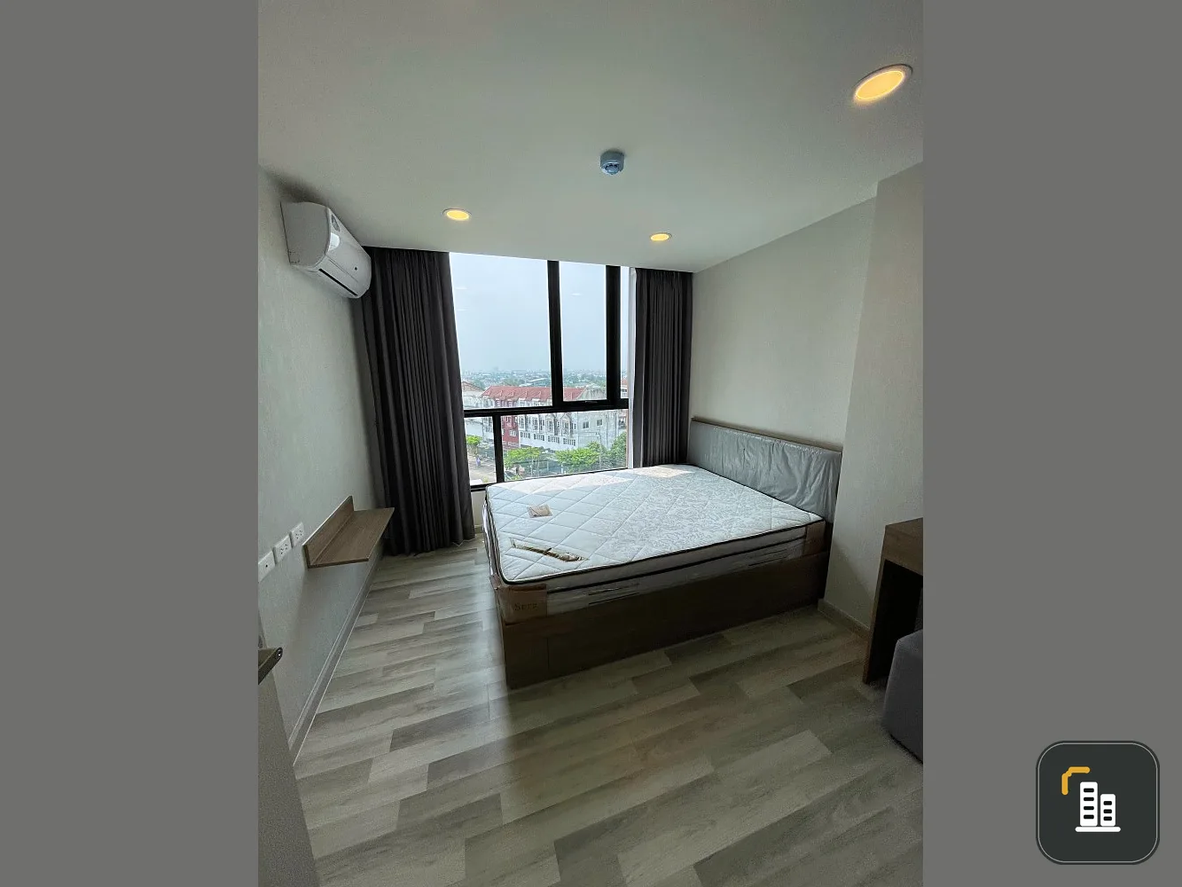 Condo for rent, The Cube Premium Ramintra 34, brand new room, complete with furniture and electrical appliances.