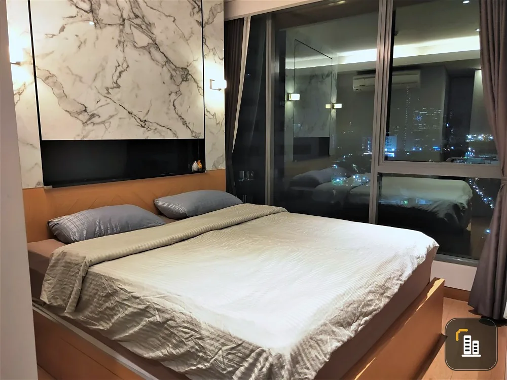 Condo for rent, The Lumpini24, decorated room, ready to move in, complete here. I'm telling you, you definitely can't miss it.