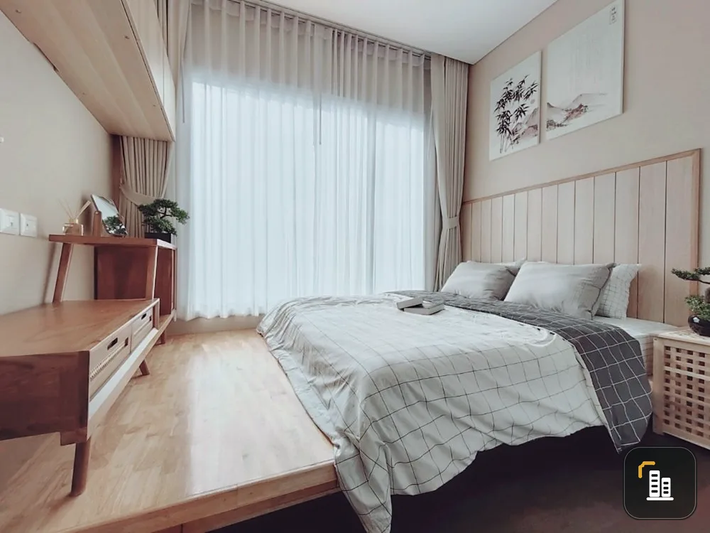 For sale The Saint Residences, nice decorated room with good built-ins, great price. Hurry and reserve now.