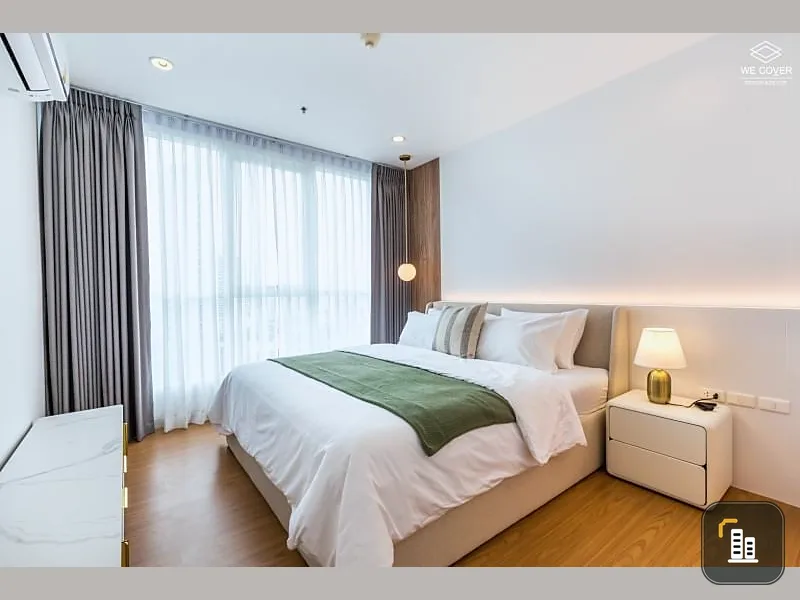 Condo for rent, The Complete Narathiwat, high floor, beautiful view, decorated in Modern style, don't miss it.