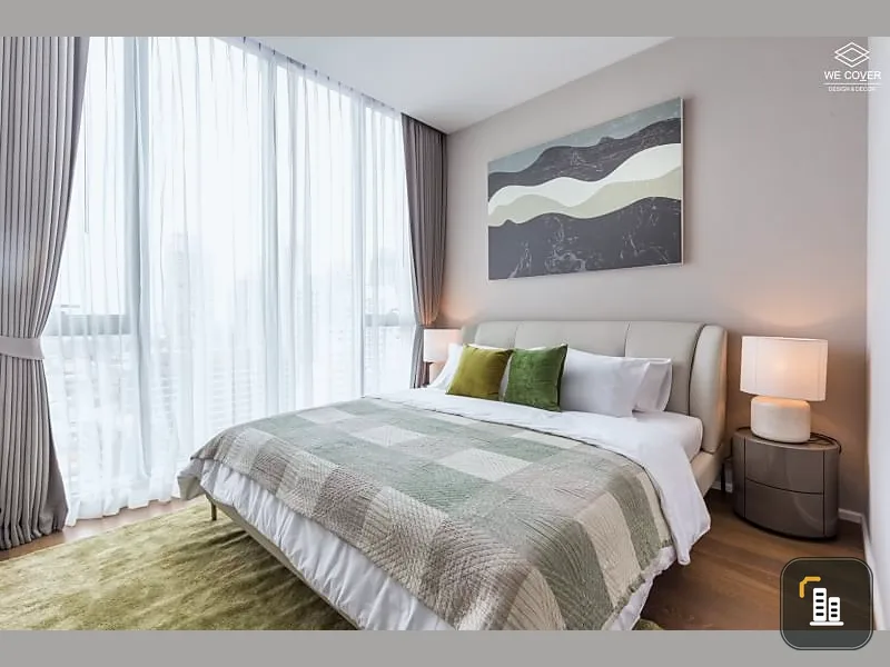 Condo for sale, for rent, Kraam Sukhumvit 26, high floor, good view, privacy. The room is fully decorated.