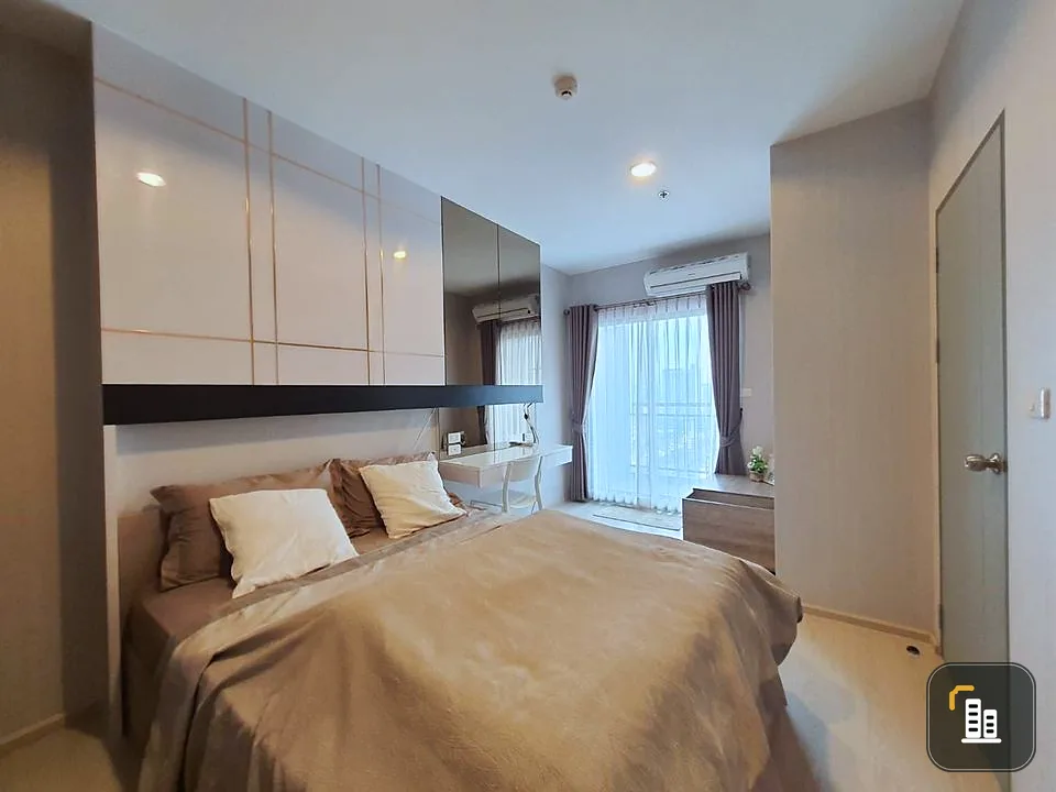 For sale Ideo Sukhumvit 115, 28th floor, great view, decorated with built-ins around the room, nice to sleep, good furniture, hurry and reserve now.