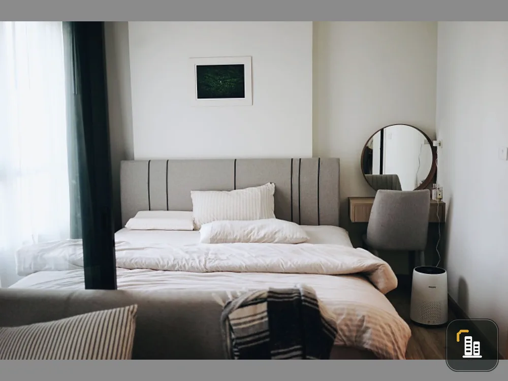 Urgent sale!! Condo Niche Mono Sukhumvit-Bearing, new room, very good condition, built-in furniture, good price, hurry and reserve now!!