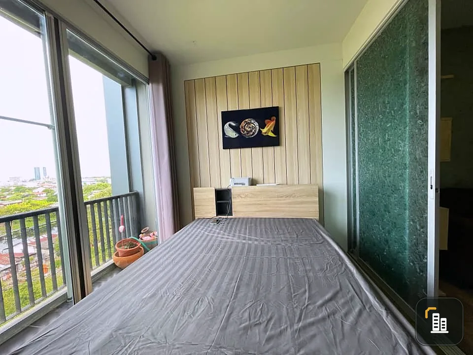 Condo for sale, A Space Me Sukhumvit 77, heavily wallpapered, city view, friendly price, reserve now.