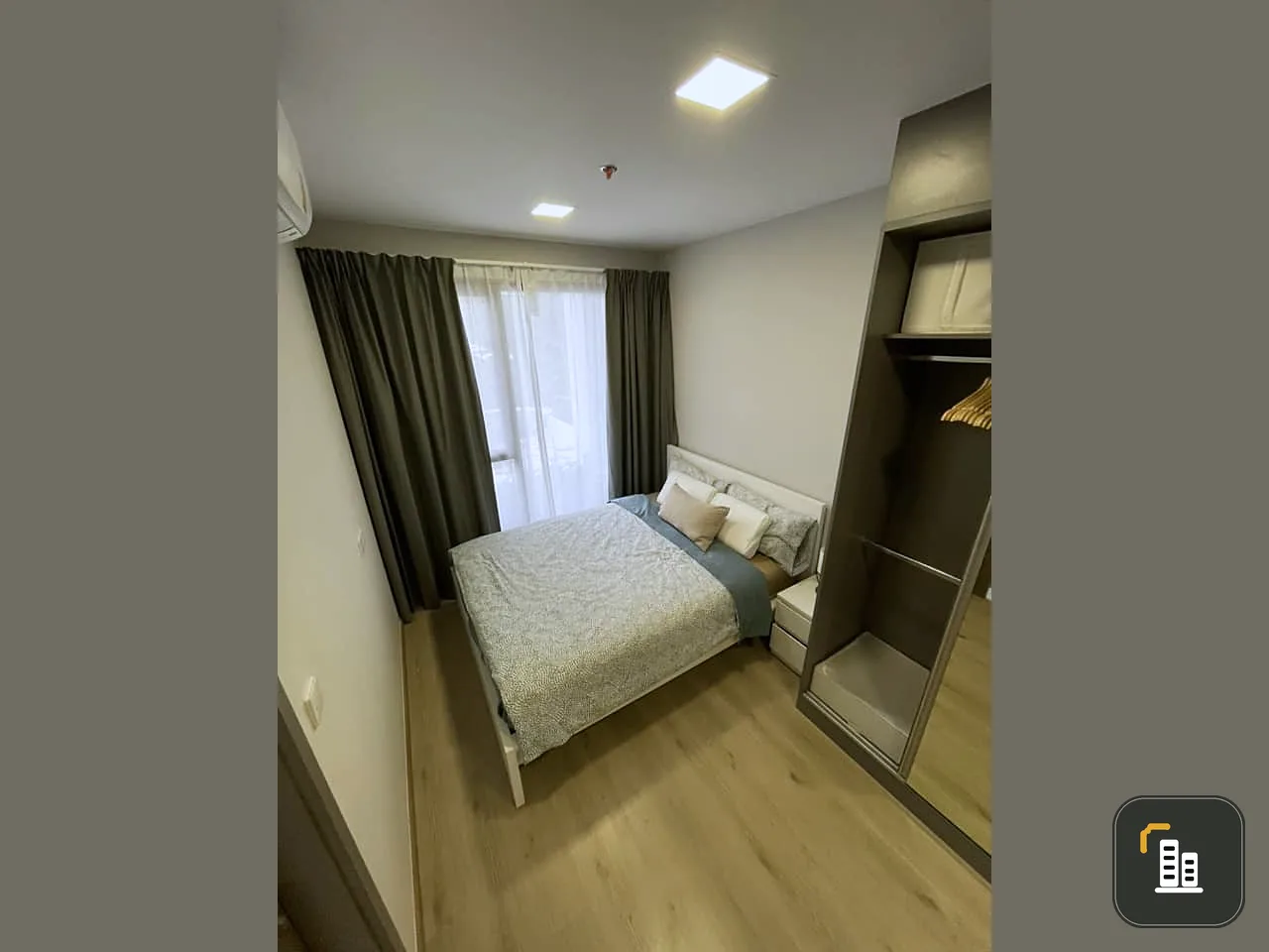 Condo for sale, The Privacy Tao Poon Interchange, Studio room, 7th floor, not next to people's rooms, fully furnished, good price, book now.