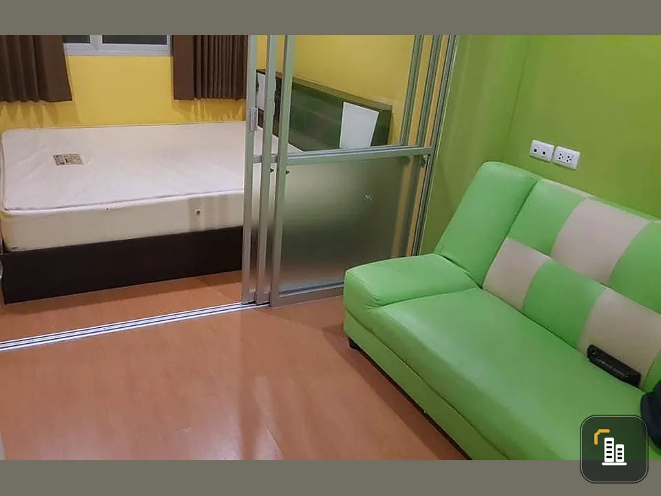 For rent, Lumpini Condo Town NIDA-Serithai, 2 rooms, ready to move in. Affordable price Hurry and reserve it before you miss it.