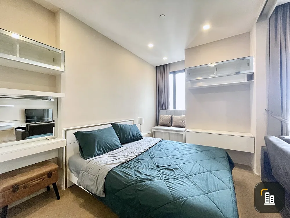 Condo for rent, Ashton Asoke, high floor, very beautiful view, fully furnished, can't miss it, book now.
