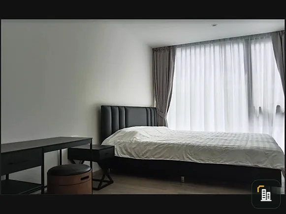 Condo for rent, Finn Asoke, decorated with built-in windows. Swimming pool view It's also wide. Don't wait.