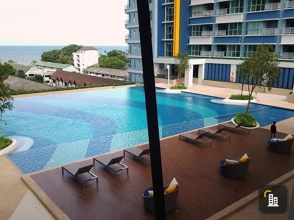 Condo for rent, Lumpini Park Beach, Jomtien (Jomtien), sea view, very livable, next to Jomtien Beach, reserve quickly.