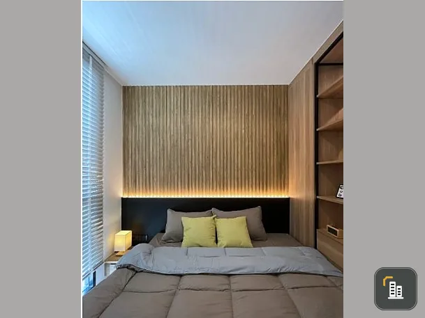 For rent, Nue Noble Center Bangna, warmly decorated, extremely minimalist, fully furnished, ready to reserve now.