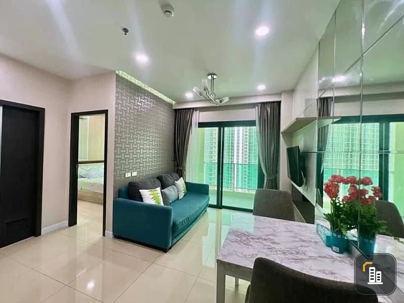 Dusit Grand Condo View for sale, well decorated room, 17th floor, has a very beautiful sea view. Book now, don't miss it.