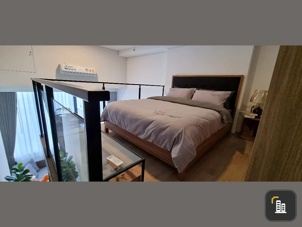 Condo for rent, Siamese Sukhumvit 87, 2-story loft room with mezzanine, fully furnished, book now, don't wait.