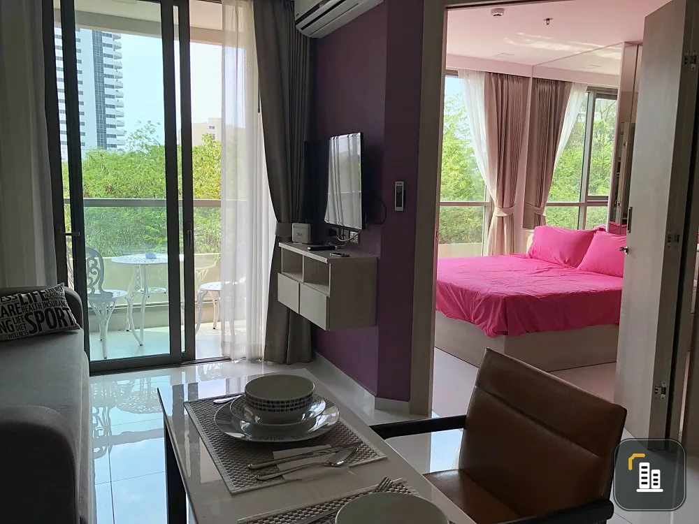 For sale: The Cloud Pattaya (South Pattaya), garden view, room ready to move in. Complete set of furniture Just come and reserve quickly.
