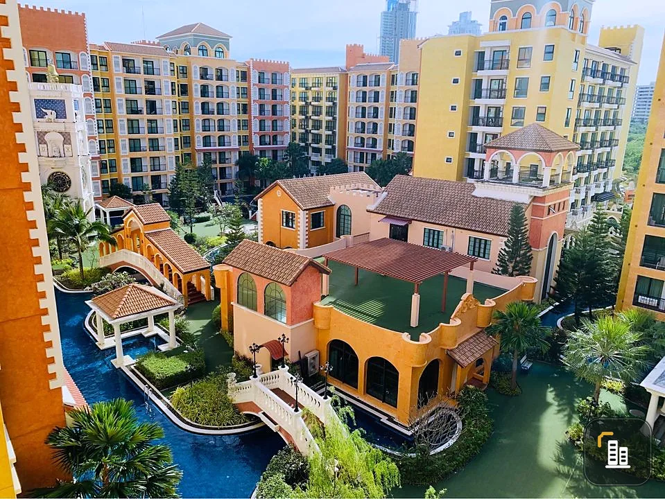 For Rent The Venetian Signature Condo Resort Pattaya, very beautiful central view, nice room, don't miss it, hurry up.
