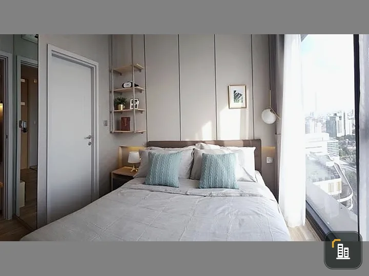Condo for sale, The Line Chatuchak-Mochit, city view, complete furniture and electrical appliances, urgent.