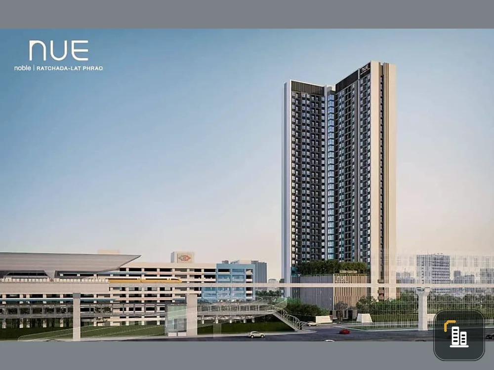 Down payment for sale, Nue Noble Ratchada-LatPhrao, fully furnished, luxury condo, spacious room, very central area, book now.