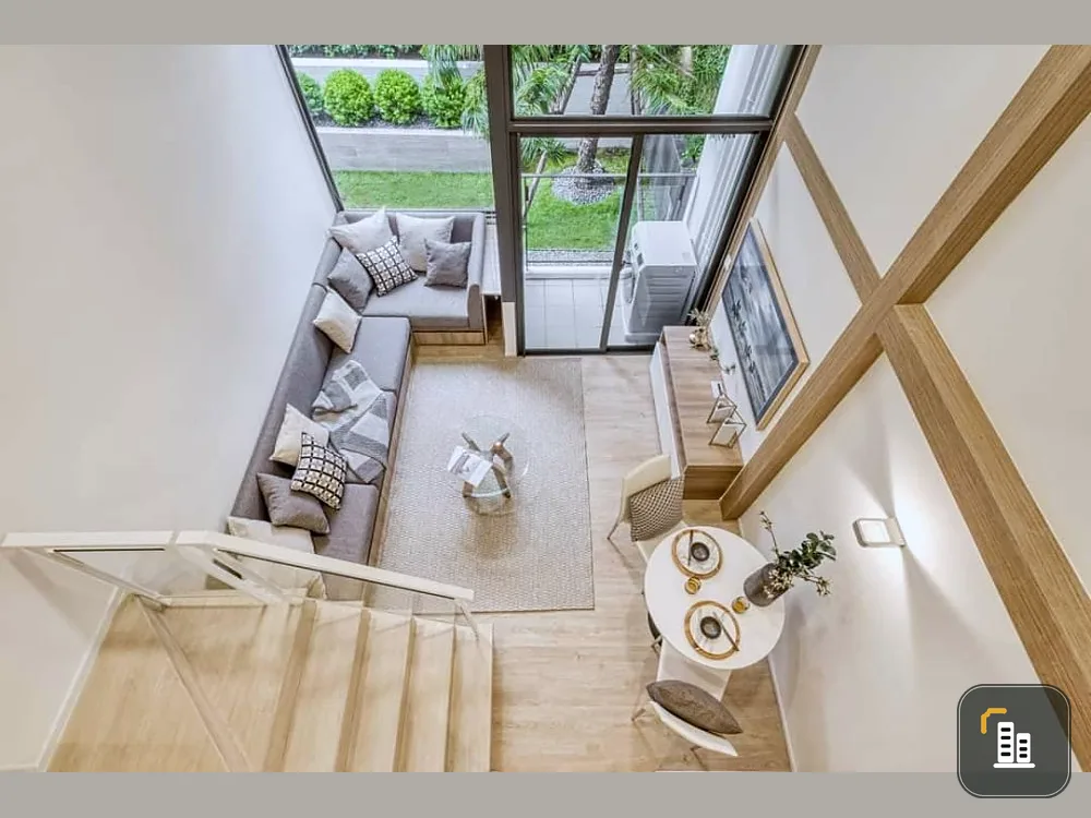 Condo for sale, Landmark at MRTA Station, Duplex room, 7th floor, Building B, don't wait. Condo for sale, Landmark at MRTA Station, Duplex room, 7th fl