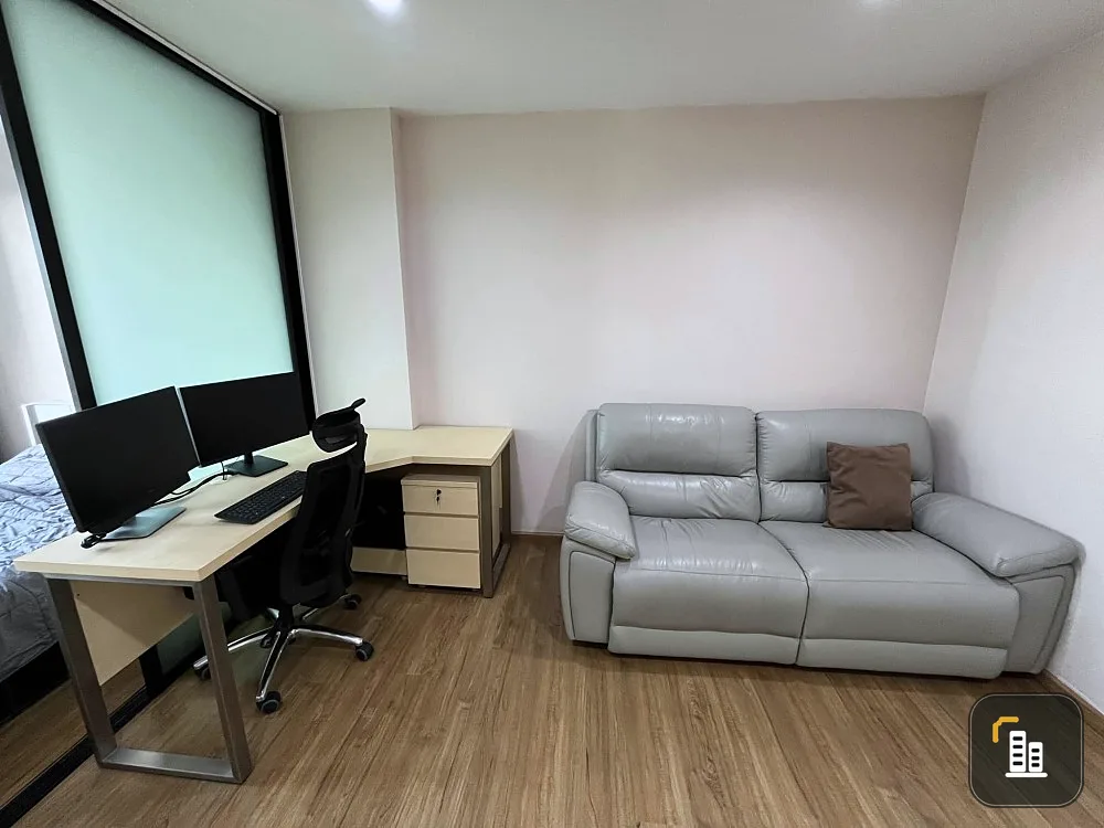 Condo for sale The Tree Interchange Chao Phraya River view Fully furnished, nice to live in, buy now.
