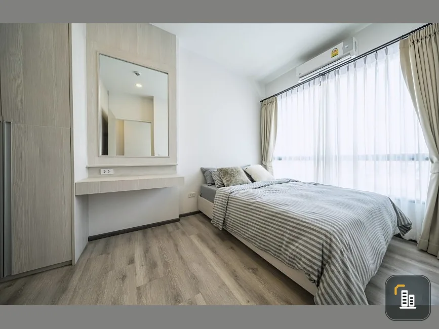 For sale, for rent, Dowce Udomsuk, 7th floor, spacious room, comfortable to live in, comes with complete decoration. Book now, urgent.