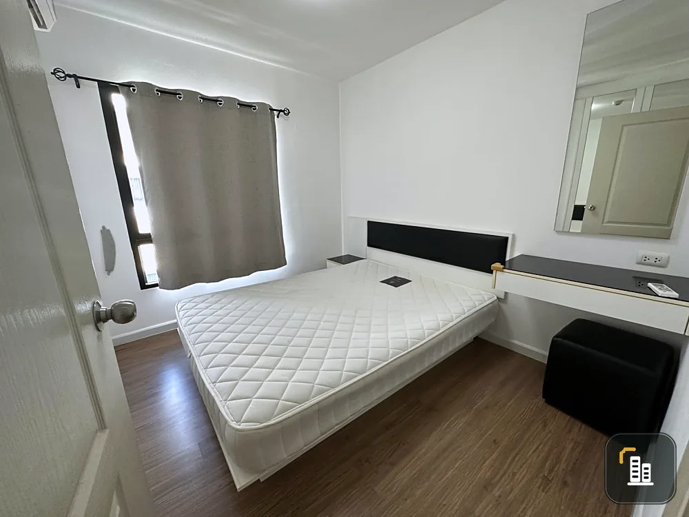 For sale: I Condo Sukhumvit 105, new building next to the road, garden view, ready to move in, can't miss it.