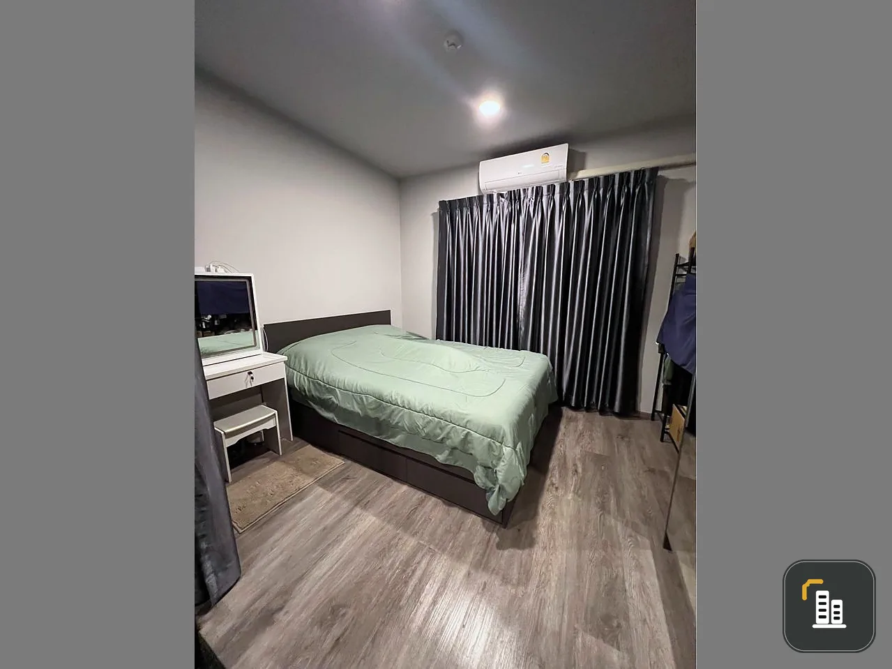 For rent: Monte Rama 9 - Ramkhamhaeng, nice room, separate kitchen. Book now, don't miss it.