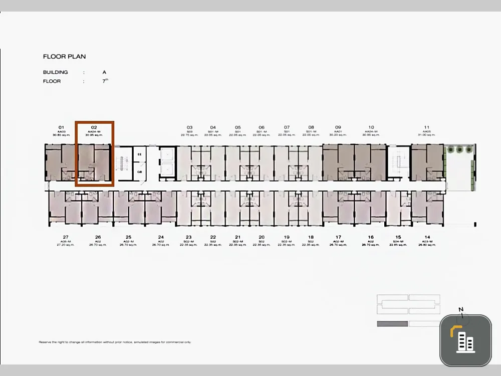 Selling down payment New Cross Khu Khot Station, 7th floor, garden view. Hurry and reserve it as an owner. Urgent.
