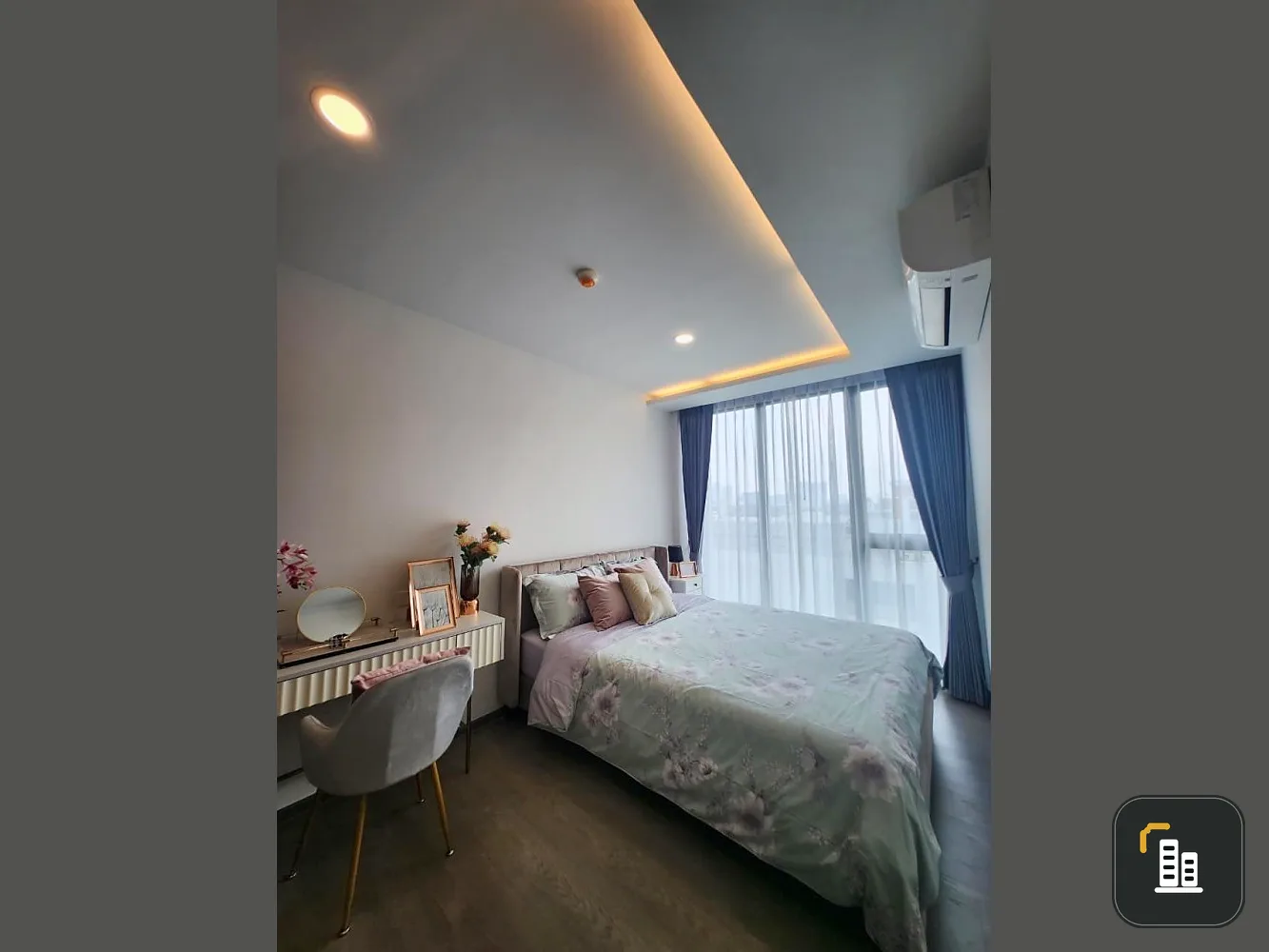 For rent: Mayfair Place Sukhumvit 50, minimalist decorated room, extremely minimalist, cozy, ready to move in. Minimalists, hurry and reserve now.