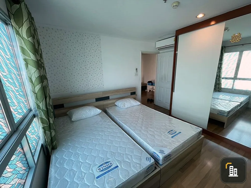 For sale, for rent, Lumpini Place Ramintra-Lak Si, 8th floor, fully furnished, complete with amenities, book now.