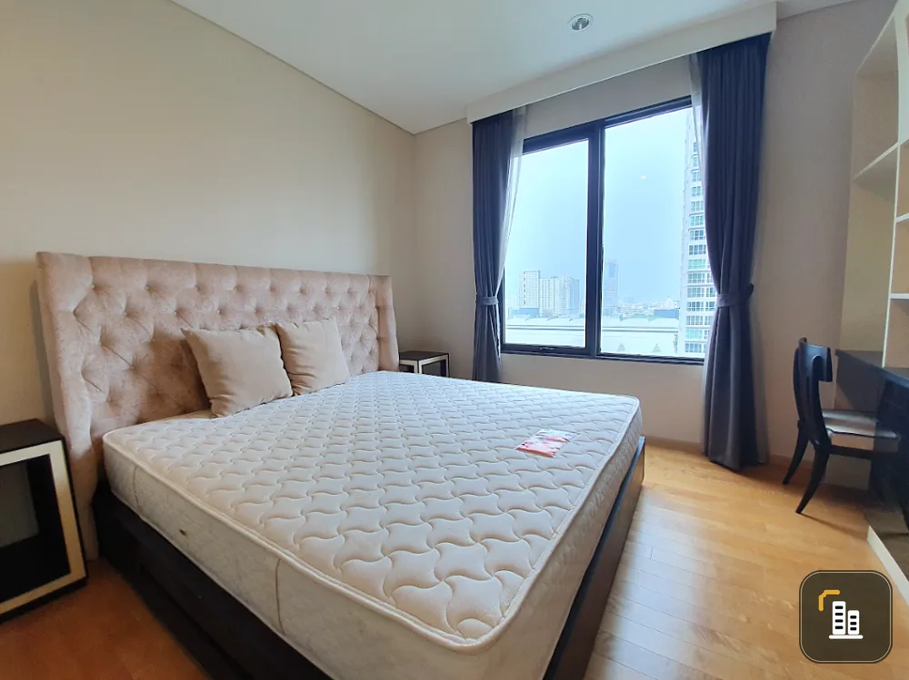 Condo for rent, Villa Asoke, high floor, spacious room, good view, fully furnished, book now.
