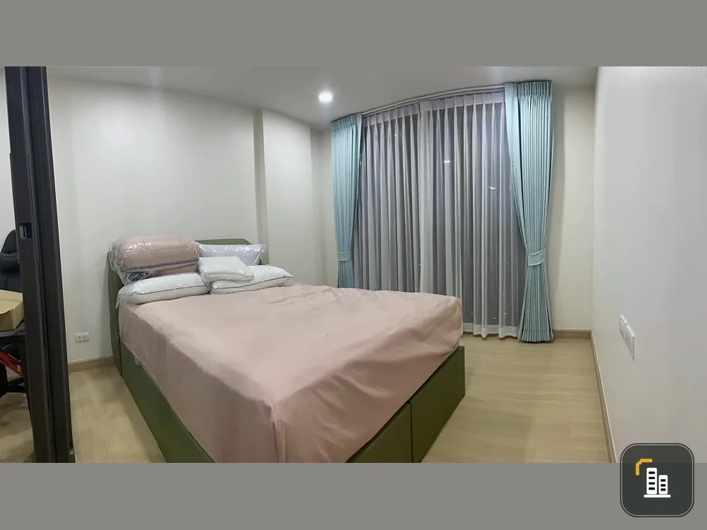 Condo for sale, Supalai Prime Rama 9, white tone room, easy to decorate, fully furnished, don't delay.