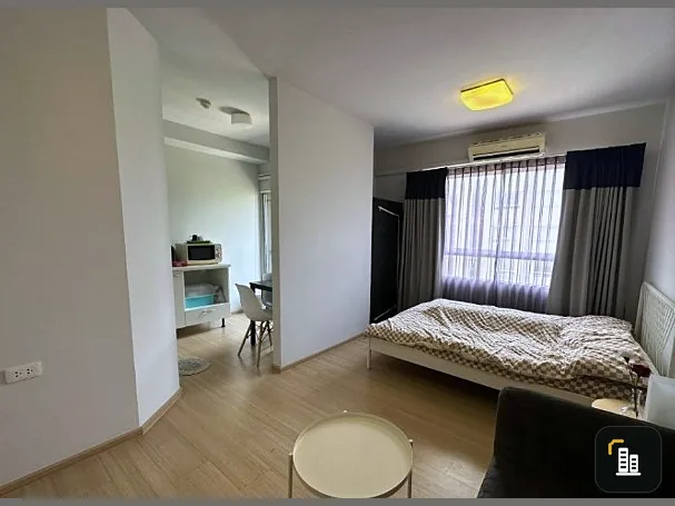 For sale: Plum Condo Samakkhi, 5th floor, Building C, fully furnished room. Ready to move in If interested, hurry to reserve and own it.
