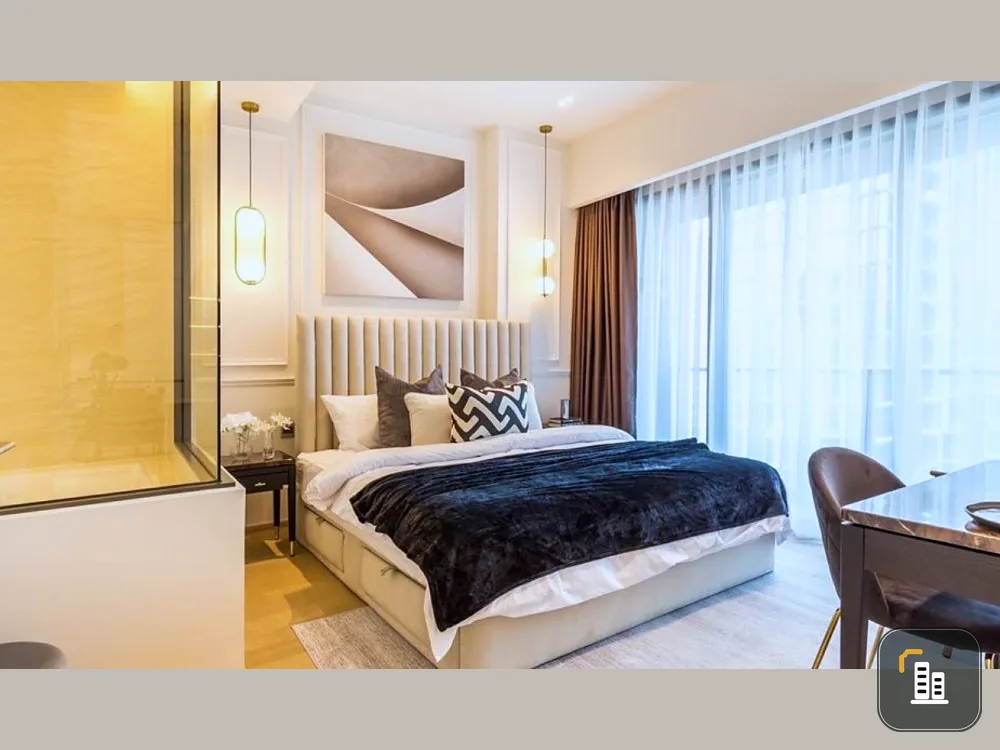 For rent, The Strand Thonglor, spacious room, nice decoration. Fully built-in A doctor like this must be reserved now.