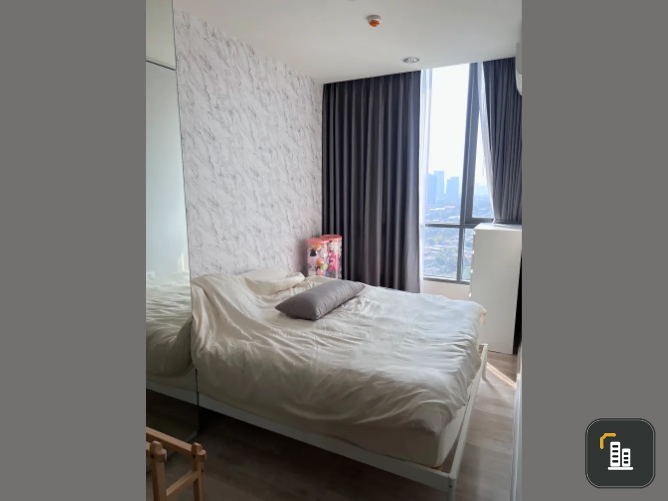 For sale: Niche Pride Tao Poon, 16th floor, beautiful view, no tall buildings blocking the view, fully furnished, ready to move in immediately. Book n