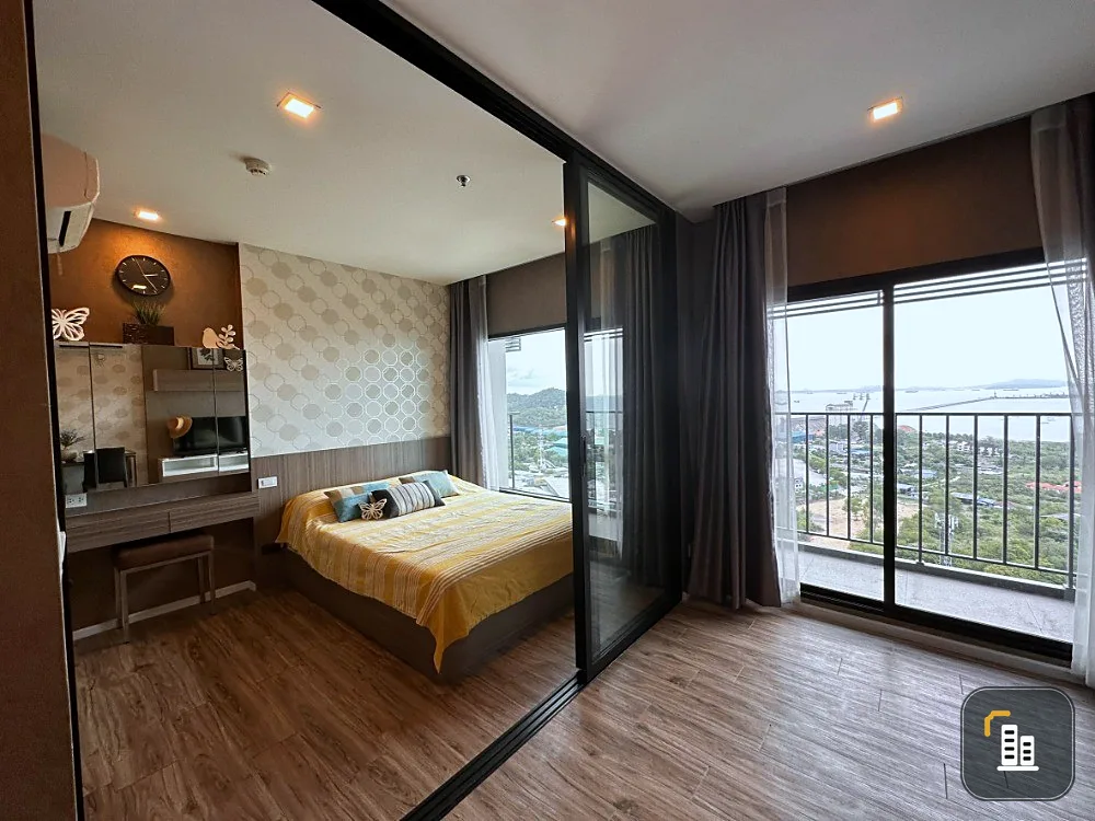 Condo for sale, Knightsbridge the Ocean Sriracha, 22nd floor, sea view, great price. Come be the owner of this place, don't delay.