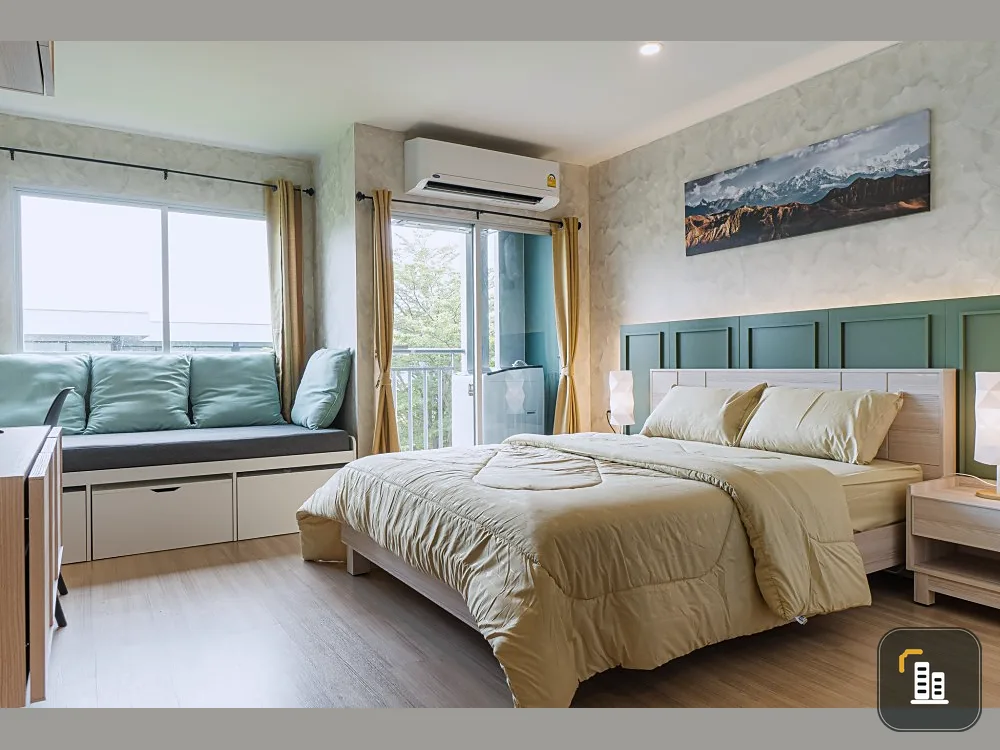 For sale Lumpini Ville Chaengwattana 10 rooms, comfortably decorated. Already feel comfortable, very nice to sleep, good price, don't just look and bo