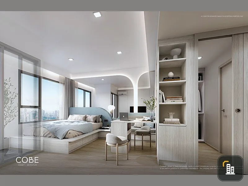 Selling reservation form for Condo Cobb Kaset Sripatum, STUDIO room, 16th floor, open city view. Hurry and reserve it before you miss this room.