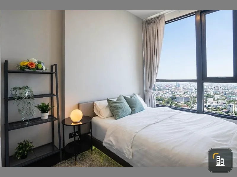 Condo for rent, Park Origin Thonglor, high floor, beautiful view, beautiful room, fully decorated, can't miss it.